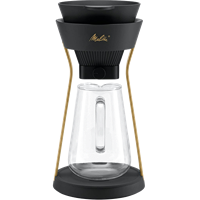 кофеварка кофеварка melitta amano, черный с золотом