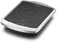 плита rommelsbacher ct 2203/tc с одной конфоркой, стеклокерамическая, 2200 вт, 2-контурная, сенсорная