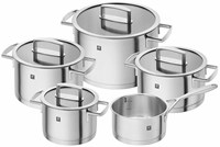 набор посуды zwilling j. a. henckels vitality 66460-000-0, 5 кастрюль. серебристый