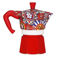 Гейзерная кофеварка Bialetti Moka Express 5327 Dolce&Gabbana Carretto Siciliano