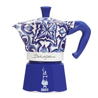 Гейзерная кофеварка Bialetti Moka Express 5345 Dolce&Gabbana Blu Mediterraneo