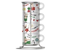 Набор чашек для капучино, коллекция Italia, Bialetti TAZZ203 4 шт.