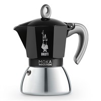 Гейзерная кофеварка Bialetti Moka Induction NEW черная 6 порций 6936
