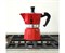 гейзерная кофеварка bialetti moka express rossa, 4942, на 3 чашки - фото 24797