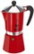 гейзерная кофеварка bialetti 4963 rainbow espresso maker, red - фото 25019