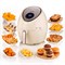 аэрофритюрница ariete 4618/02 airy fryer xxl, бежевый - фото 26395
