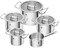 набор кастрюль из нержавеющей стали, 9 предметов, zwilling pro, 65120-005
