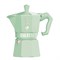 Гейзерная кофеварка Bialetti Moka Express Exclusive Green 9057, 3 чашки - фото 31076