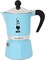 Гейзерная кофеварка на 6 чашек Rainbow Light Blue 270мл 5043 - фото 31106