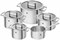 Набор посуды Zwilling J. A. Henckels Vitality 66460-000-0, 5 кастрюль. серебристый - фото 31560
