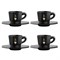 Набор чашек Bialetti moka черный из 4 предметов (rtatz403) - фото 31571