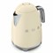 Чайник Smeg KLF03CREU, кремовый, 1.7л, мощность 2400Вт, двухслойный - фото 32728
