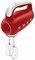 Миксер ручной электрический SMEG HMF01RDEU / мощность 250 Вт / 9 скоростей вращения / красный